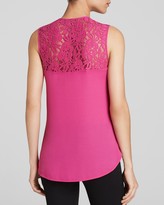 Thumbnail for your product : KUT from the Kloth Rylee Lace Yoke Top