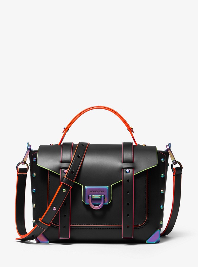 md satchel leather mk