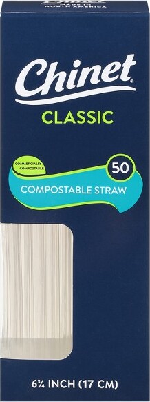 Chinet ChinetCompostableStraws-50ct