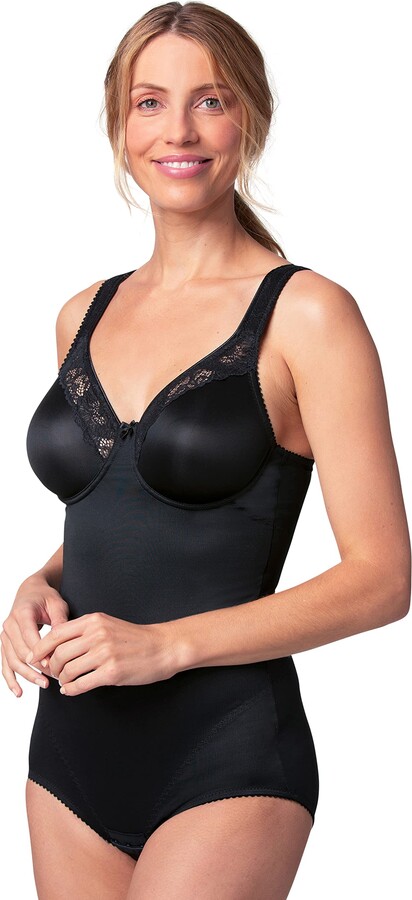 Miss Mary Of Sweden Dahlia Lace Women's Shaping Body with Underwire Black -  ShopStyle Shapewear