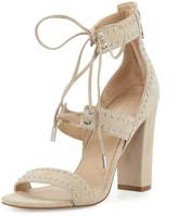 Thumbnail for your product : KENDALL + KYLIE Dawn Studded Strappy Sandal, Light Natural