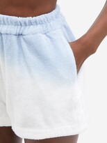 Thumbnail for your product : Terry. Estate Tie-dye Cotton Shorts - Blue