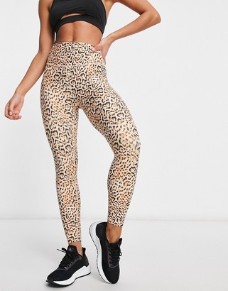 Abercrombie & Fitch leggings in jaguar print