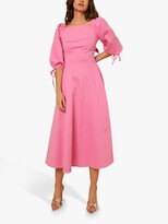 Thumbnail for your product : Little Mistress by Vogue Williams Puff Sleeve Midi Dress