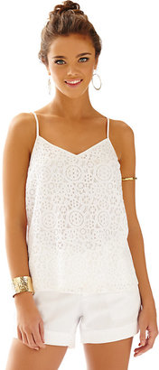 Lilly Pulitzer Dusk Lace Racer Back Tank Top