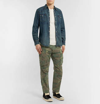 Ralph Lauren RRL Camouflage-print Cotton-ripstop Cargo Trousers - Army green