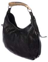 Thumbnail for your product : Saint Laurent Leather Mombasa Hobo