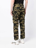 Thumbnail for your product : A Bathing Ape Camouflage-Print Cotton Cargo Trousers
