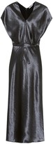 Thumbnail for your product : Vince Hammered-satin dress
