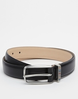 Thumbnail for your product : Paul Smith Multistripe Keeper Leather Belt - Black