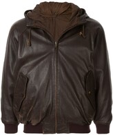 Thumbnail for your product : Issey Miyake Pre-Owned 1980's Sport Line drawstring leather jacket
