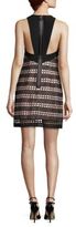 Thumbnail for your product : Carmen Marc Valvo Lace Overlay Shift Dress