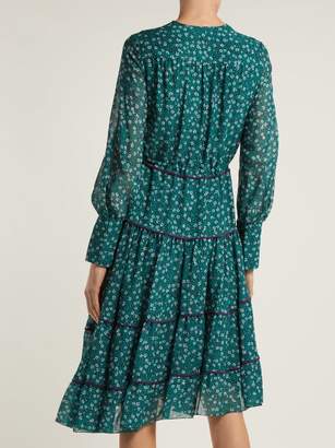 Altuzarra Isabel Floral-print Dress - Womens - Green Print