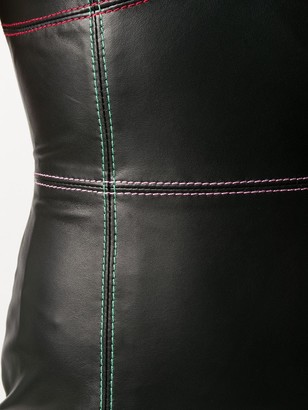 Kirin Fitted Stitched-Panel Dress