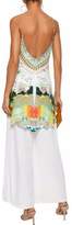 Thumbnail for your product : Camilla Crystal-embellished Printed Silk Top