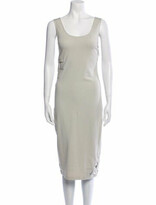 Thumbnail for your product : Kimberly Ovitz Scoop Neck Midi Length Dress Grey