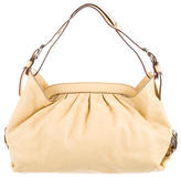Thumbnail for your product : Fendi Pleated Leather Hobo