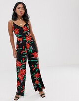 Thumbnail for your product : Parisian cami strap jumpsuit in floral print