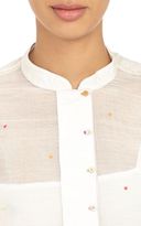 Thumbnail for your product : Pero Voile Trapeze Top-White