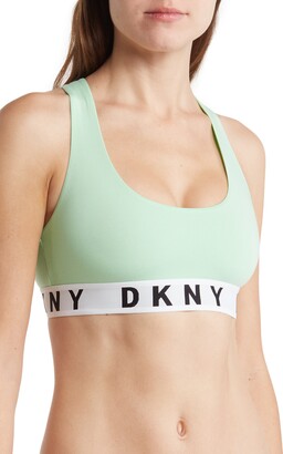 DKNY Logo Wirefree Bralette - ShopStyle Bras