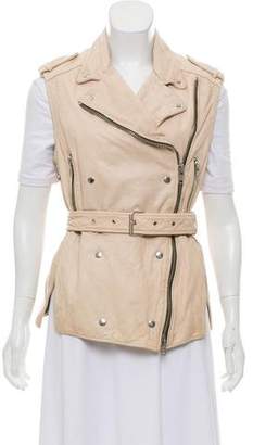 Isabel Marant Leather Belted Vest