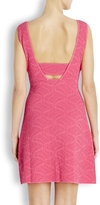 Thumbnail for your product : M Missoni Bright pink textured mini dress