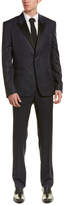 Thumbnail for your product : Versace Wool-Blend Suit With Flat Front Pant