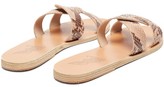 Thumbnail for your product : Ancient Greek Sandals Desmos Python-effect Leather Slides - Pink Multi
