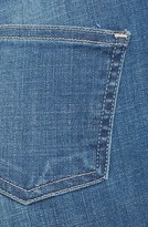Thumbnail for your product : STS Blue Crochet Detail Distressed High Waist Denim Shorts (Medium Wash) (Juniors)
