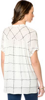 Thumbnail for your product : A Pea in the Pod Vince Short Sleeve Maternity Blouse