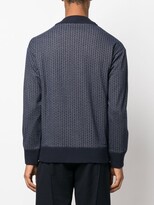 Thumbnail for your product : Viktor & Rolf logo-patch V-neck cardigan