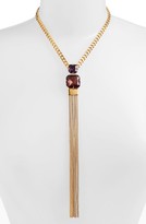 Thumbnail for your product : Vince Camuto 'Jewel Purpose' Stone Tassel Pendant Necklace