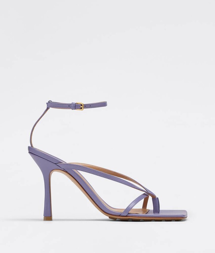 lavender sandals heels