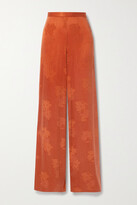Thumbnail for your product : USISI SISTER Antonia Satin-jacquard Wide-leg Pants