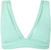 Thumbnail for your product : Accessorize Suki Sporty Triangle Bikini Top - Aqua