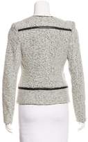 Thumbnail for your product : IRO Textured Leather-Trimmed Jacket