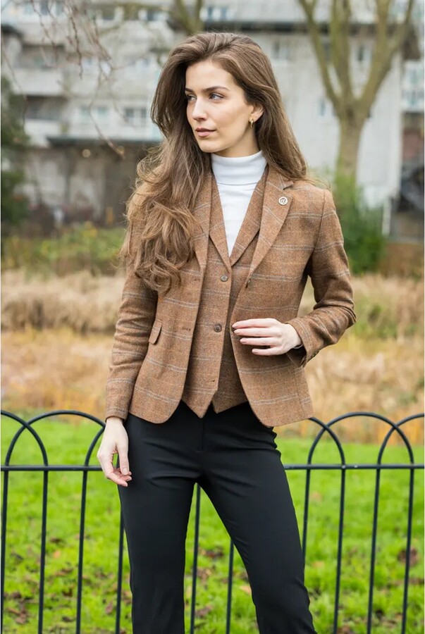 Duchess Blazer Women's Blazer With Leather Elbow Patches