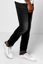 Thumbnail for your product : boohoo Skinny Fit Washed Black Fashion Jeans