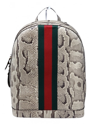gucci python backpack