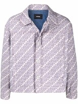 Thumbnail for your product : we11done All-Over Graphic Print Jacket