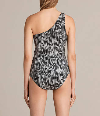 AllSaints Eulalia Zebra Swimsuit