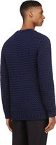 Thumbnail for your product : Marc by Marc Jacobs Navy Open-Knit Elmer Sweater