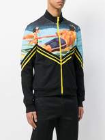 Thumbnail for your product : No.21 surfer print zip-up sweatshirt
