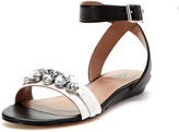 Thumbnail for your product : Sparkle Two-Piece Embellished Flat Sandal