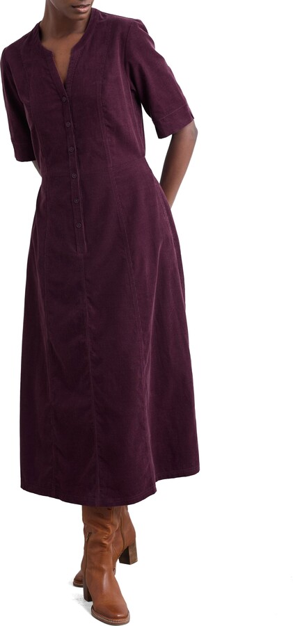 Seasalt Cornwall Wightwick Organic Cotton Denim Midi Dress