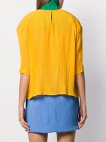Thumbnail for your product : Nina Ricci micro-pleated T-shirt