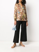 Thumbnail for your product : Seventy Long Sleeve Floral Print Shirt