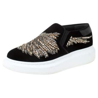 alexander mcqueen black velvet