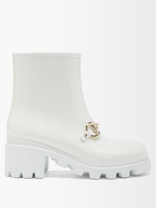 gucci white boots