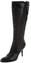 Thumbnail for your product : Sergio Rossi Leather Lace-Up Boots